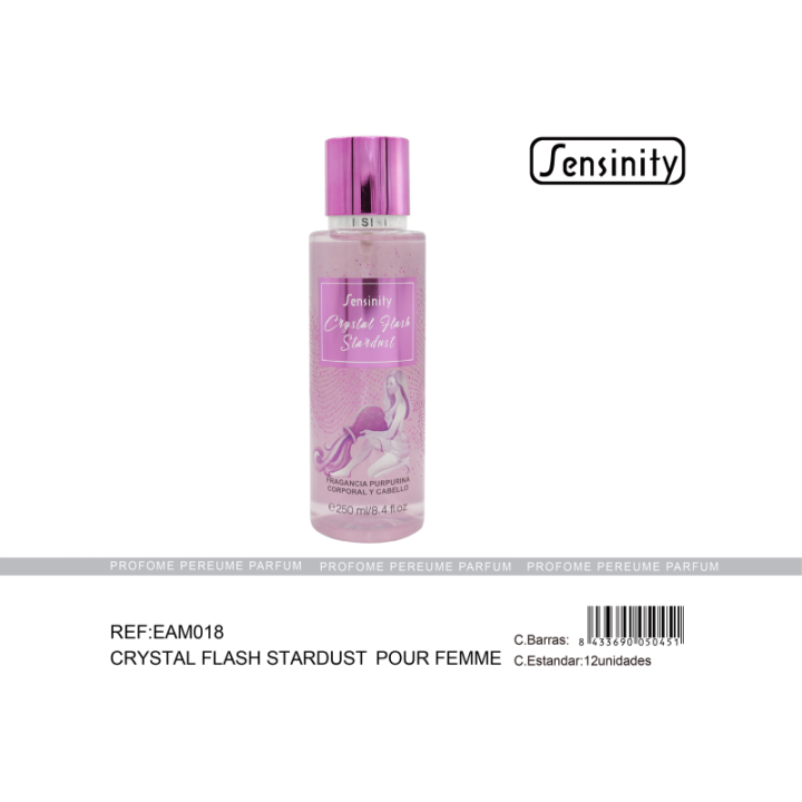 EAM018 : CRYSTAL FLASH STARDUST BODY Y CABELLO