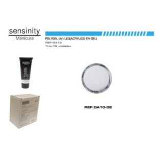 DA10-02 : SENSINITY POLIGEL 30ML BLANCO