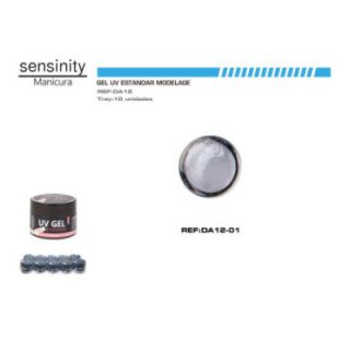 DA12-01 : SENSINITY GEL UV COLOR CLEAR, MODELAGE STANDAR 15ML