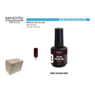 DA08-060 : ESMALTE GEL ROJO MERLOT UV/LED USO PROFESIONAL