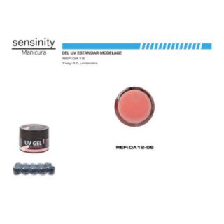 DA12-06 : SENSINITY GEL UV COLOR ROSA MODELAGE STANDAR 15ML