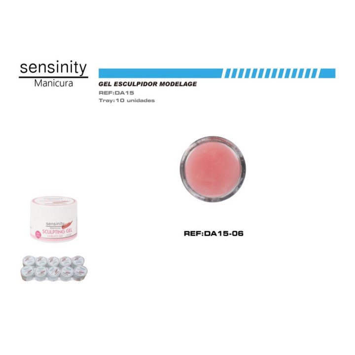 DA15-06 : SENSINITY GEL SCULPTING COLOR NUDE UV/LED  15ML