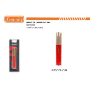 BC03-09 : BRILLO DE LABIOS FIJO 24H SENSINITY 12/U 144/U
