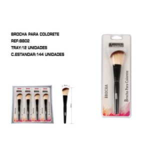 BB02 : BROCHA BISELADA MADERA PARA COLORETE 12/U 144/U
