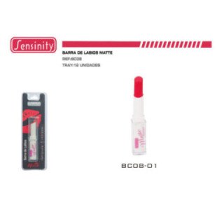 BC08-01 : BARRA DE LABIOS MATTE HIDRATANTE 12/U 144/U