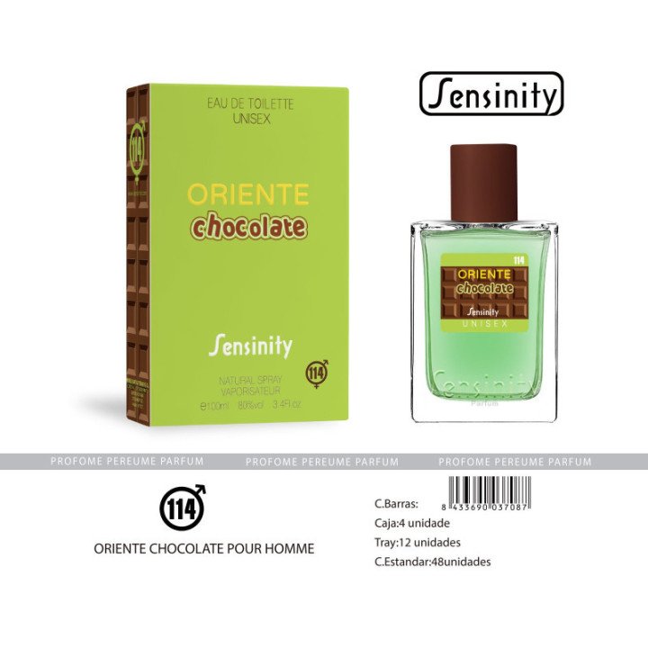 HYS114 : ORIENTE CHOCOLATE POUR UNISEX SENSINITY