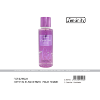 EAM021 : CRYSTAL FLASH FANNY BODY Y CABELLO 250ML