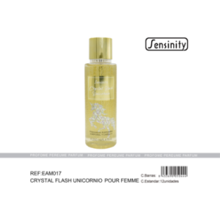 EAM017 : CRYSTAL FLASH UNICORNIO BODY Y CABELLO 250ML