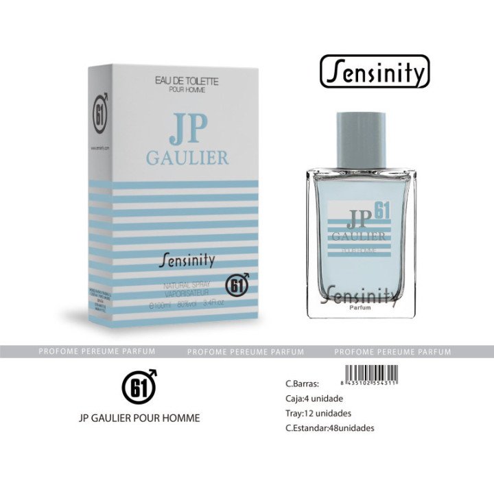HYS061 : JP GAULIER POUR HOMME SENSINITY