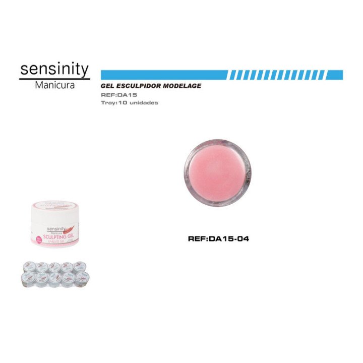 DA15-04 : SENSINITY GEL SCULPTING COLOR ROSA CLARO UV/LED  15ML