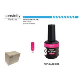 DA08-026 : ESMALTE GEL ROSA RUBI UV/LED USO PROFESIONAL