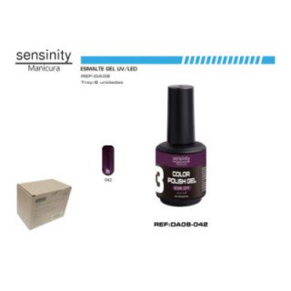 DA08-042 : ESMALTE GEL BERENJENA  UV/LED USO PROFESIONAL