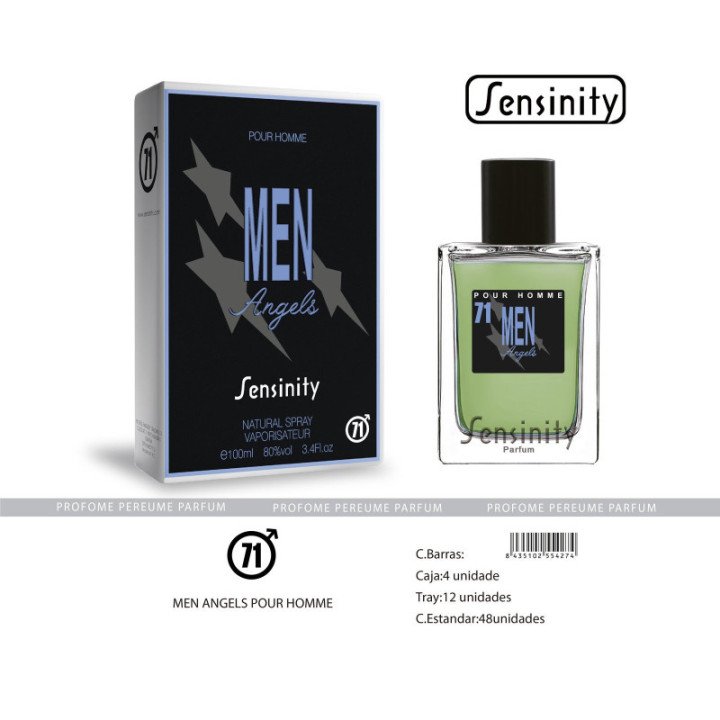 HYS071 : MEN ANGELS POUR HOMME SENSINITY