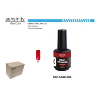 DA08-009 : ESMALTE GEL ROJO ESCARLATA  UV/LED USO PROFESIONAL