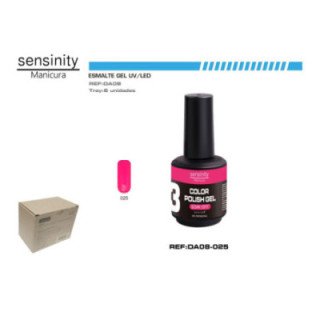 DA08-025 : ESMALTE GEL ROSA FUERTE UV/LED USO PROFESIONAL