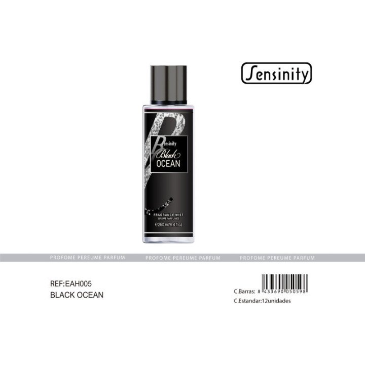 EAH005 : BLACK OCEAN BRUME 250ML