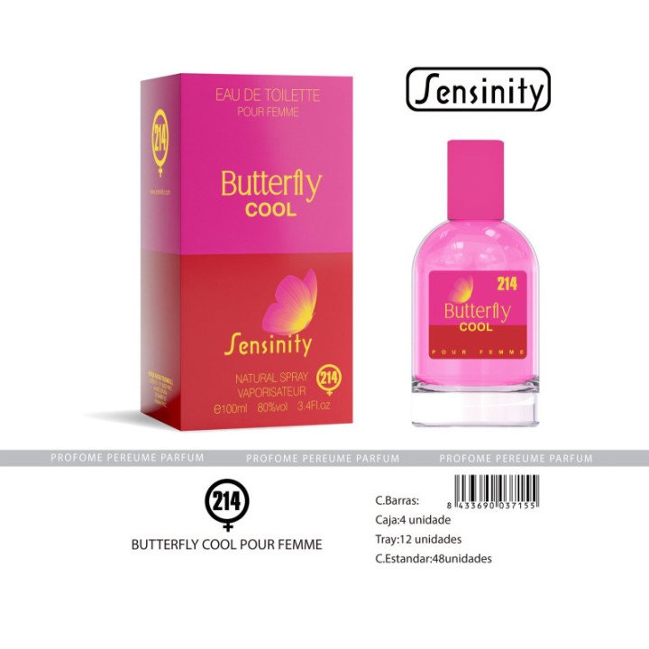 MYS214 : BUTTERFLY COOL POUR FEMME