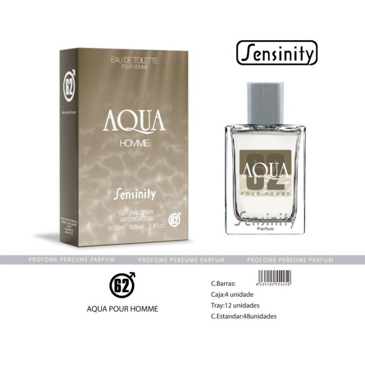 HYS062 : AQUA G10 POUR HOMME SENSINITY