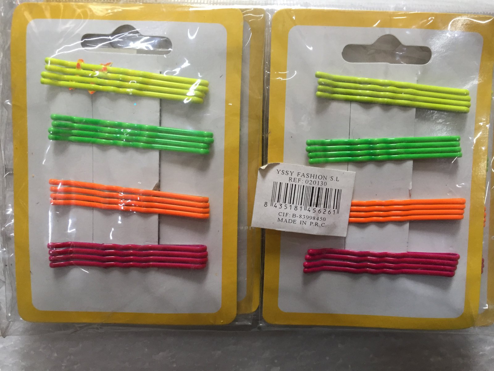 HORQUILLA COLOR FLUORESCENTES