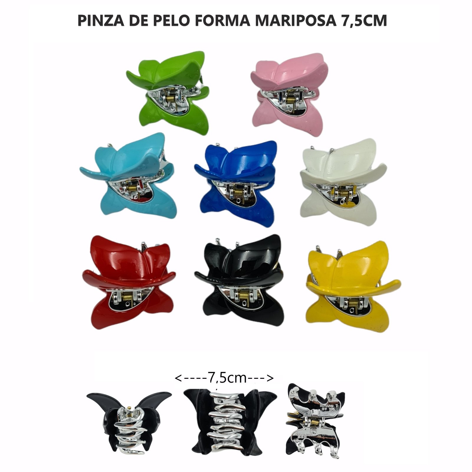 PINZA DE PELO MARIPOSA