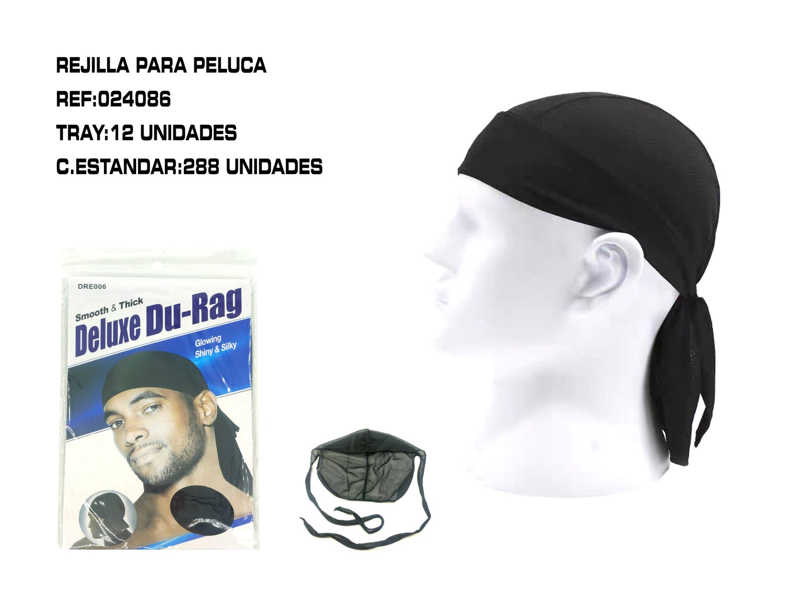 NO USAR DURAGS PARA HOMBRES Y MUJERES