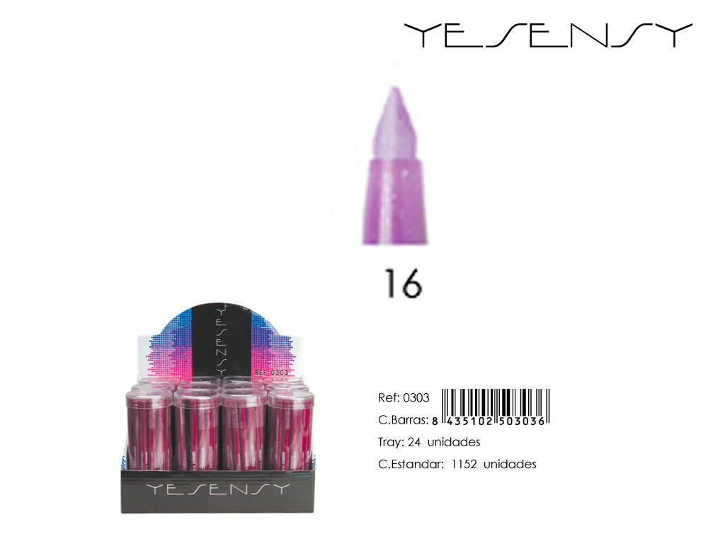 LAPIZ AUTOMATICO CON SACAPUNTAS 12/U LILAC