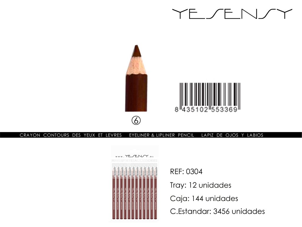 LAPIZ DE OJOS 12/U BROWN