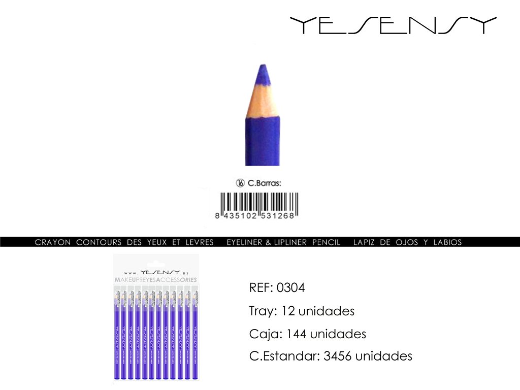 LAPIZ DE OJOS 12/U PURPLE