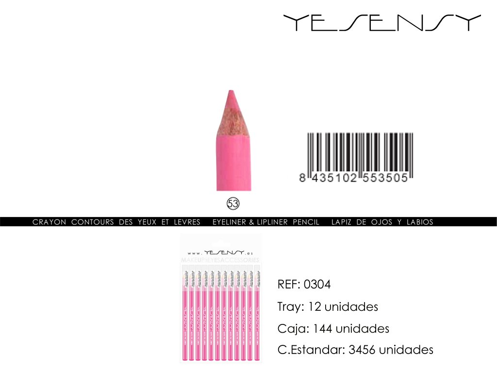 LAPIZ DE OJOS 12/U pink