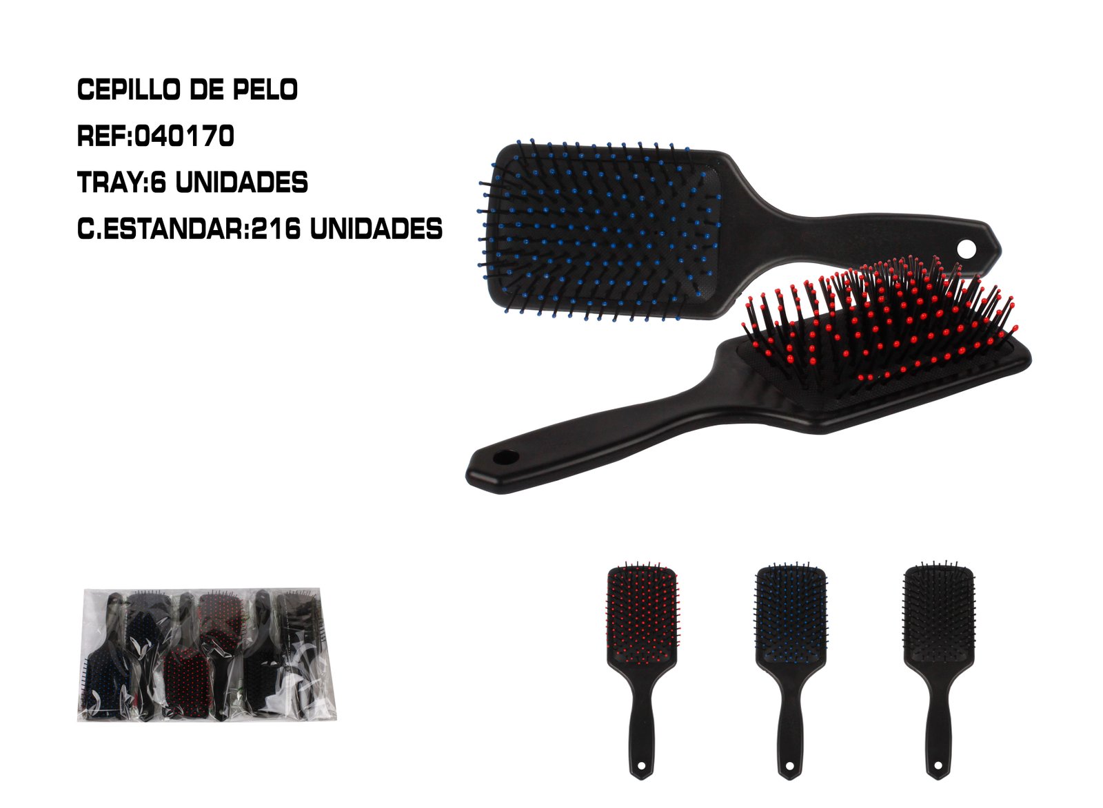 CEPILLO PELO NEUMATICO RECTANGULAR