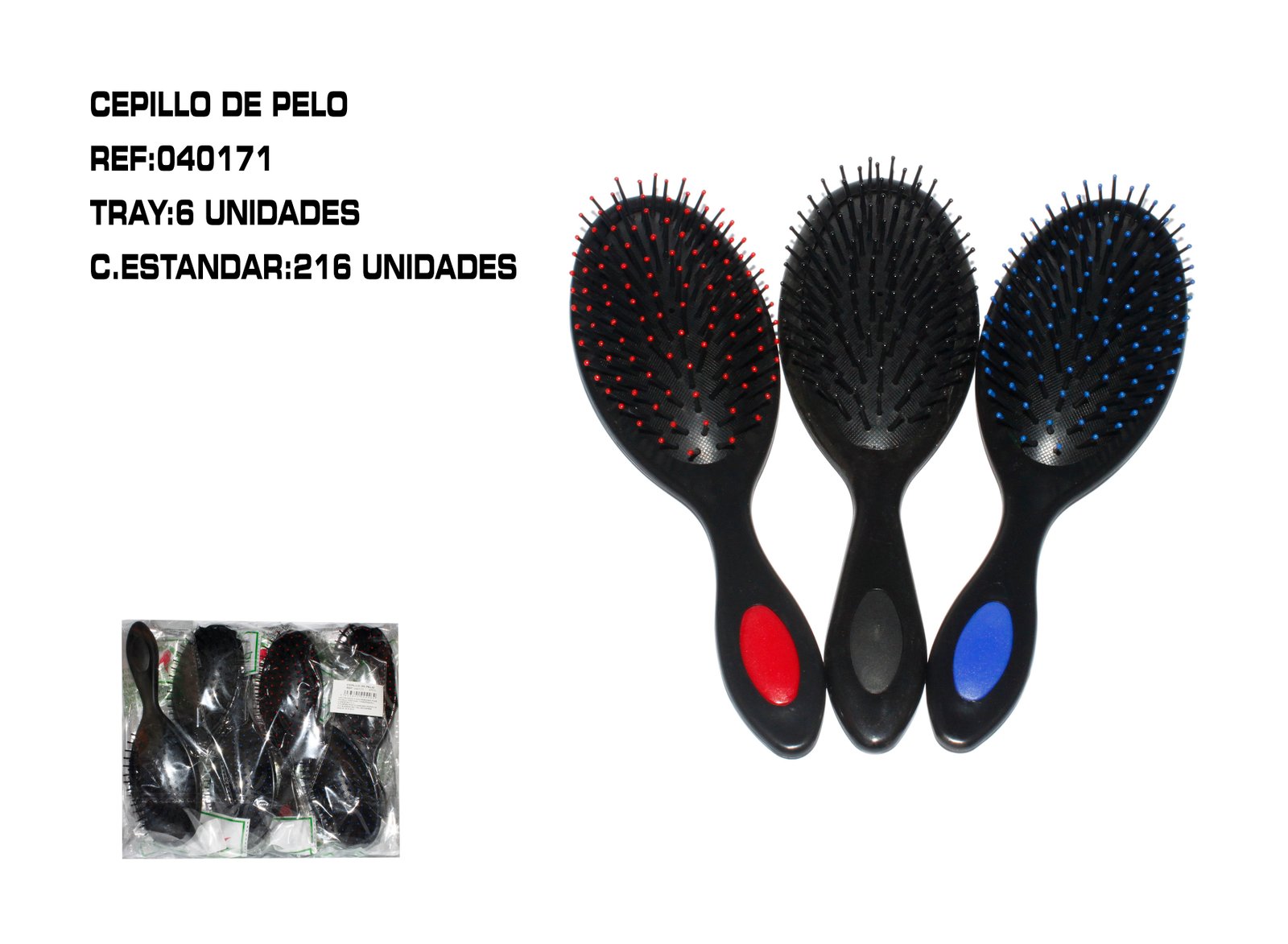 CEPILLO PELO NEUMATICO OVALADO