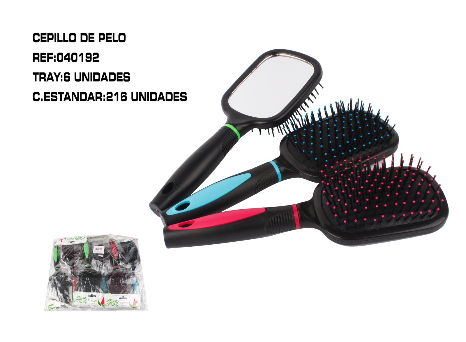 CEPILLO DE PELO C/ESPEJO