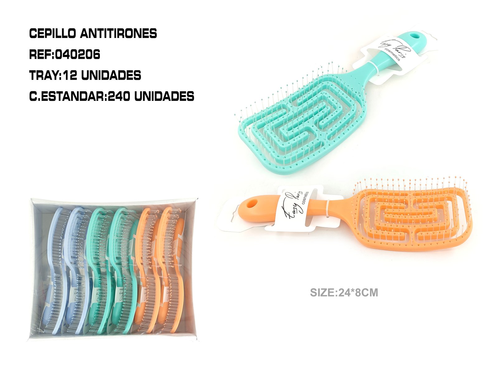 CEPILLO ANTIENREDOS 24*8CM