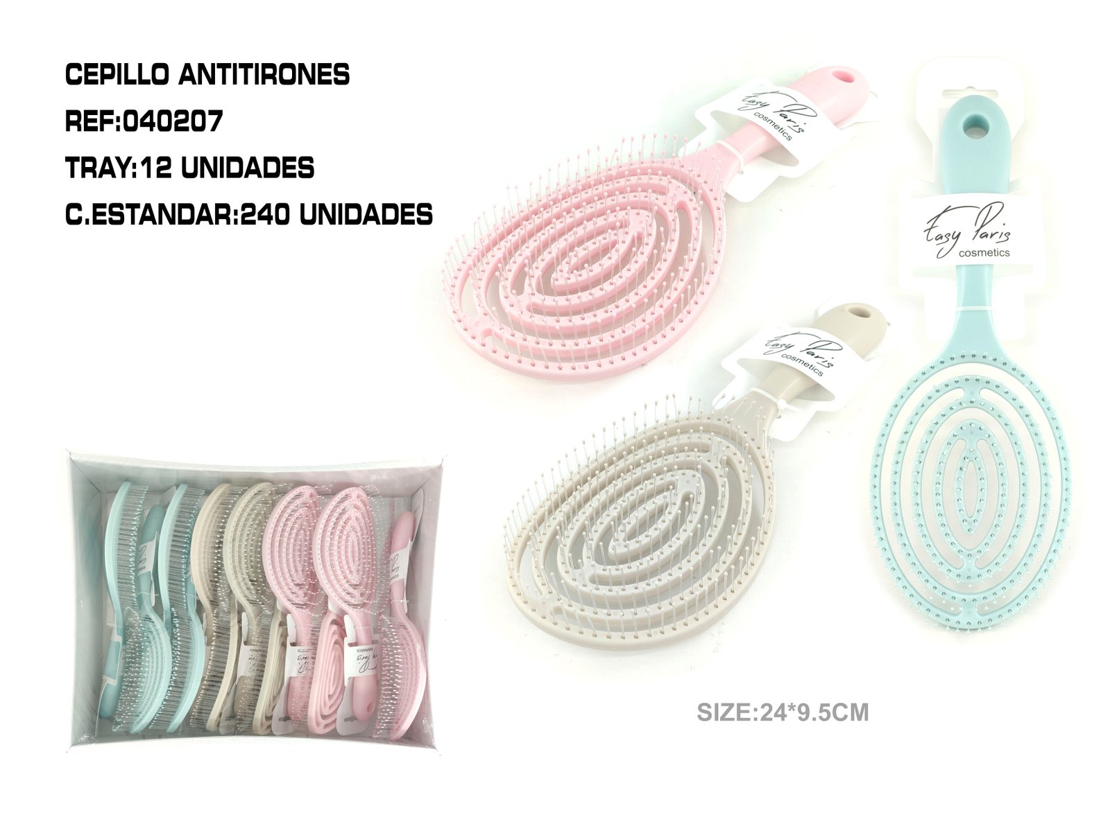 CEPILLO ANTIENREDOS 24*9.5CM