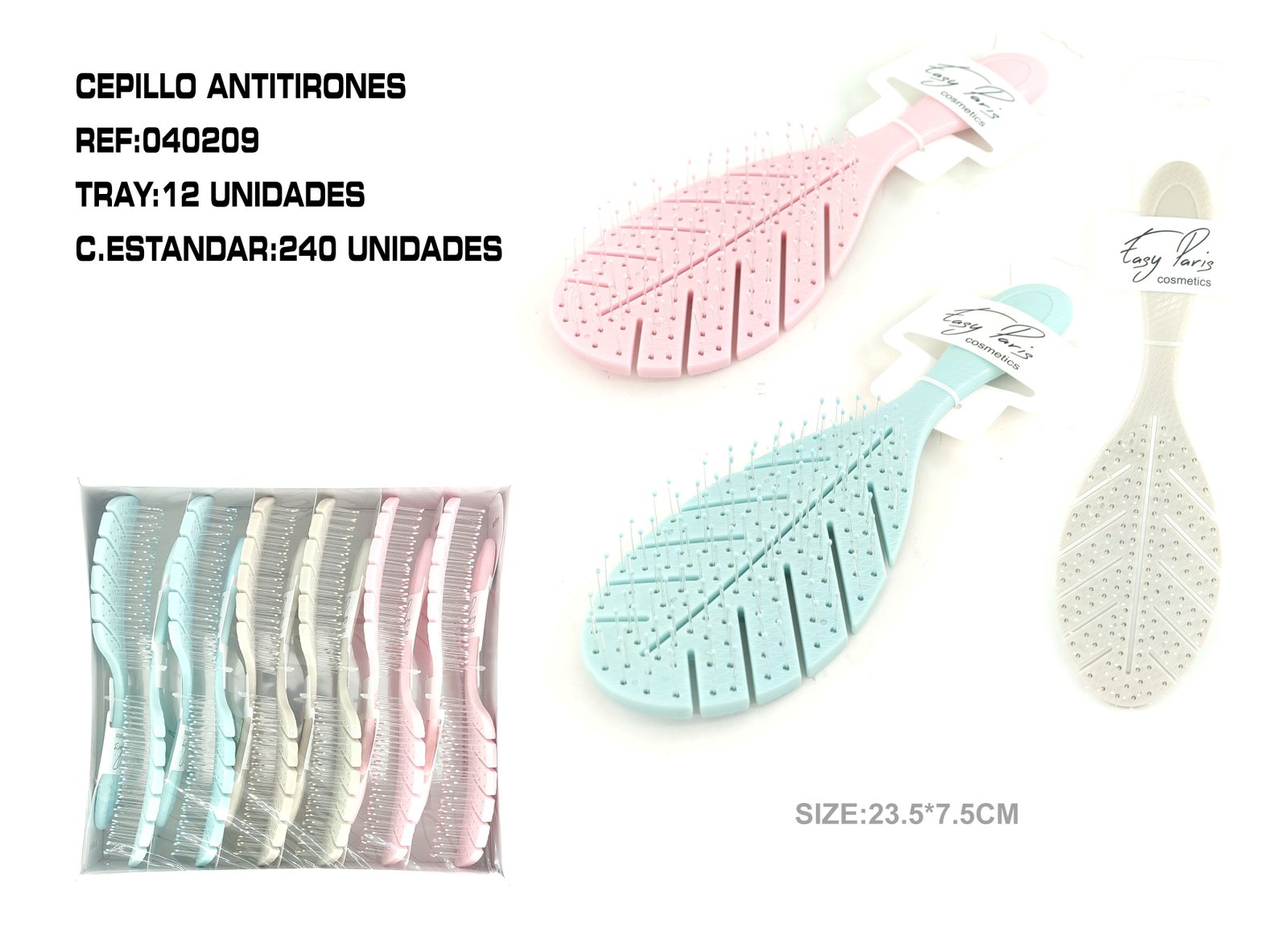 CEPILLO ANTIENREDOS 23.5*7.5CM