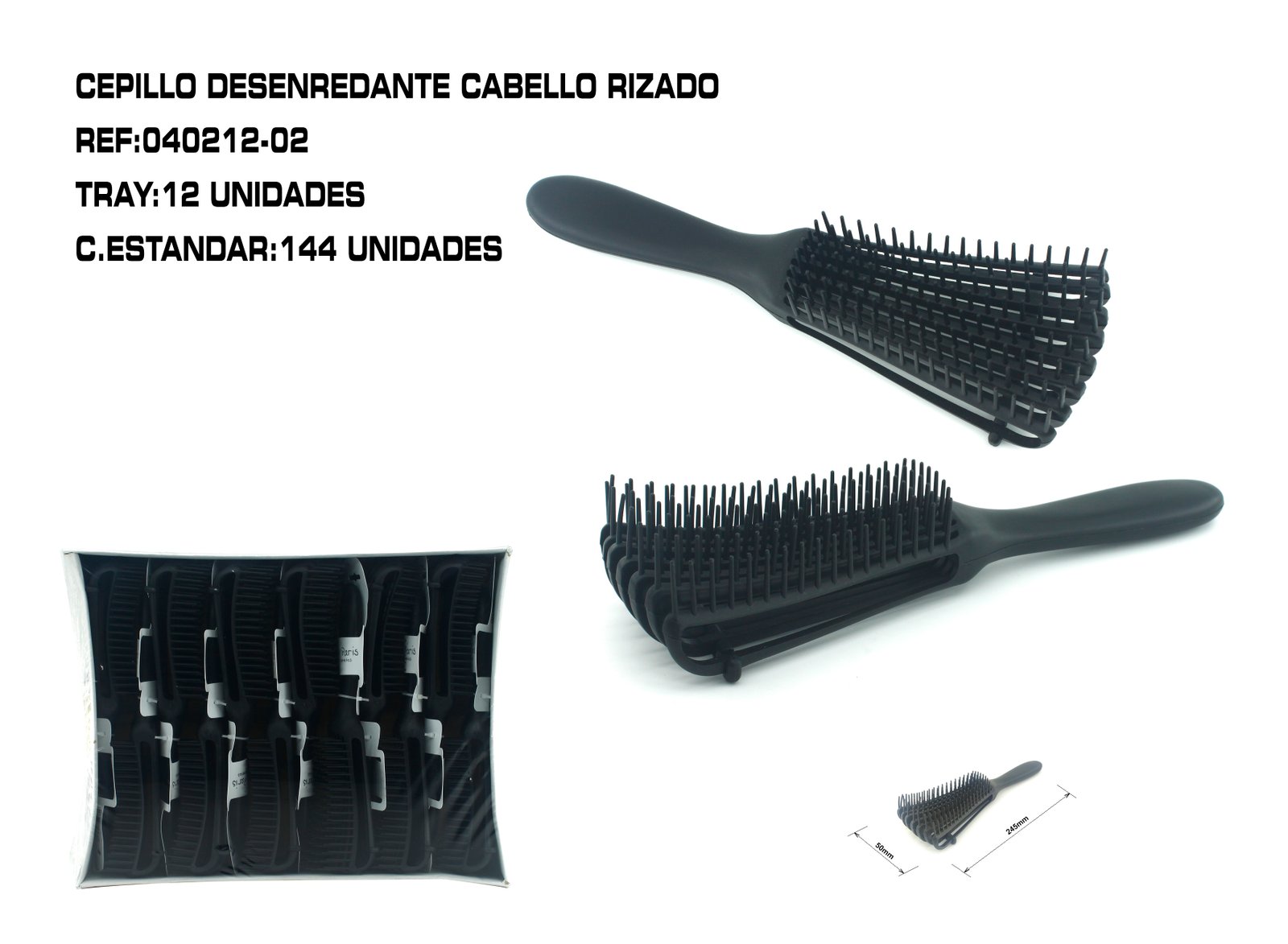 CEPILLO DE PELO 24*5*5CM