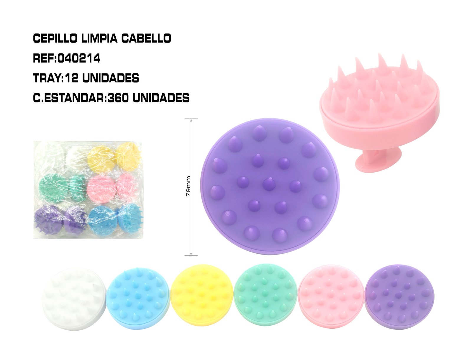 CEPILLO LIMPIA CABELLO