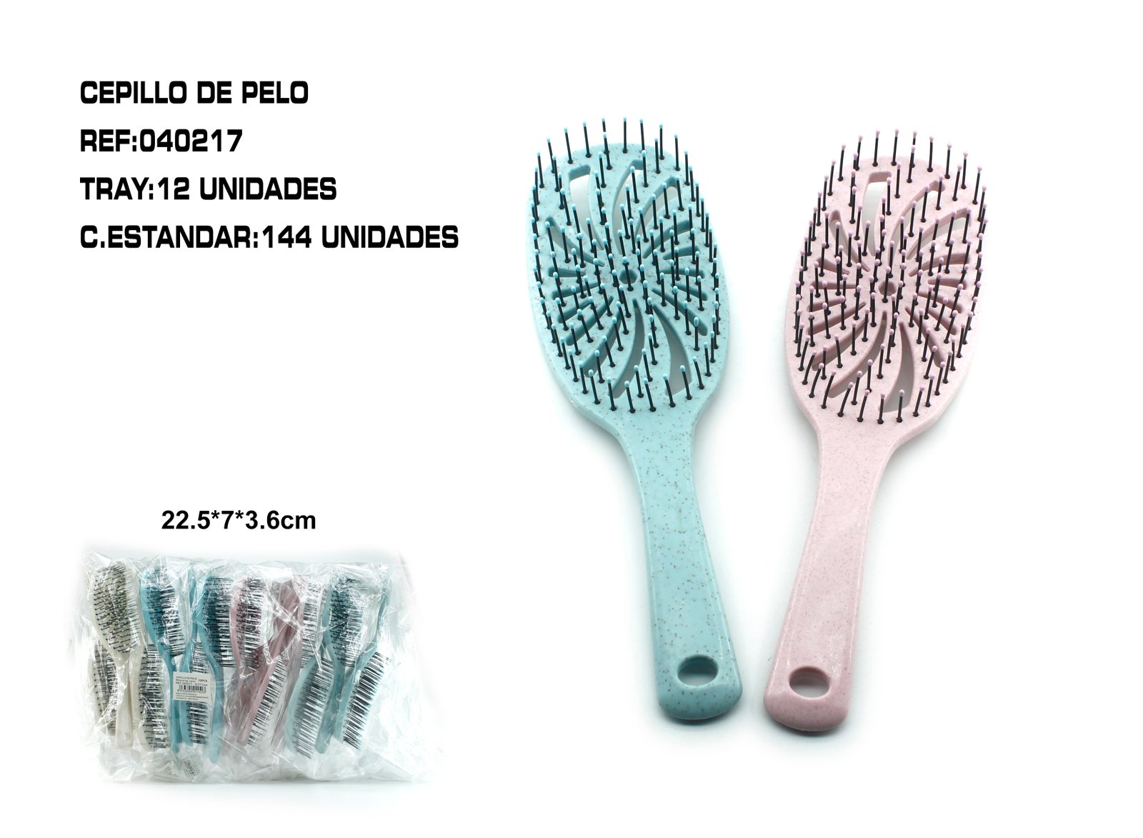 CEPILLO ANTIENREDOS 22.5*7*3.6CM