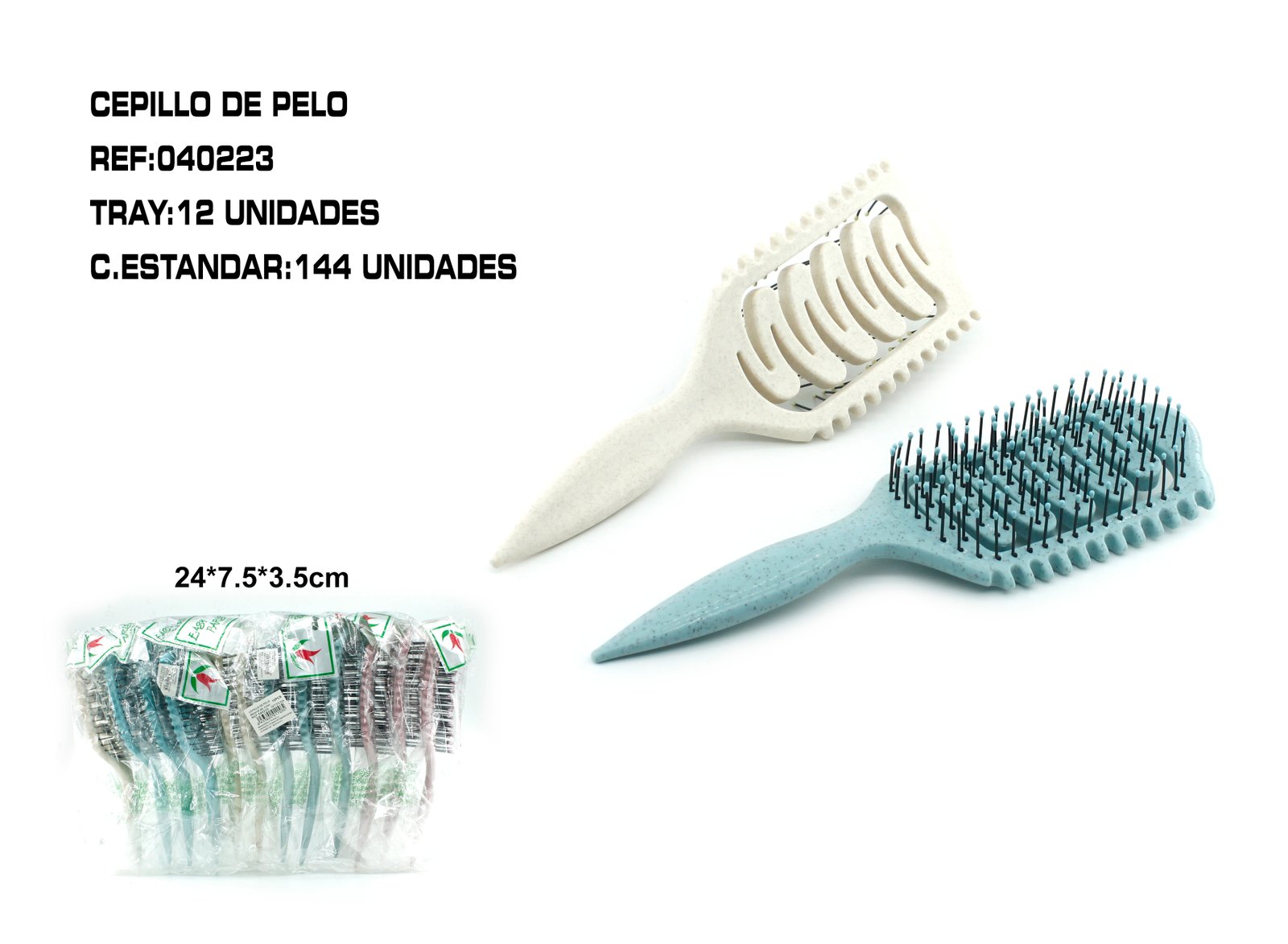 CEPILLO ANTIENREDOS 24*7.5*3.5CM