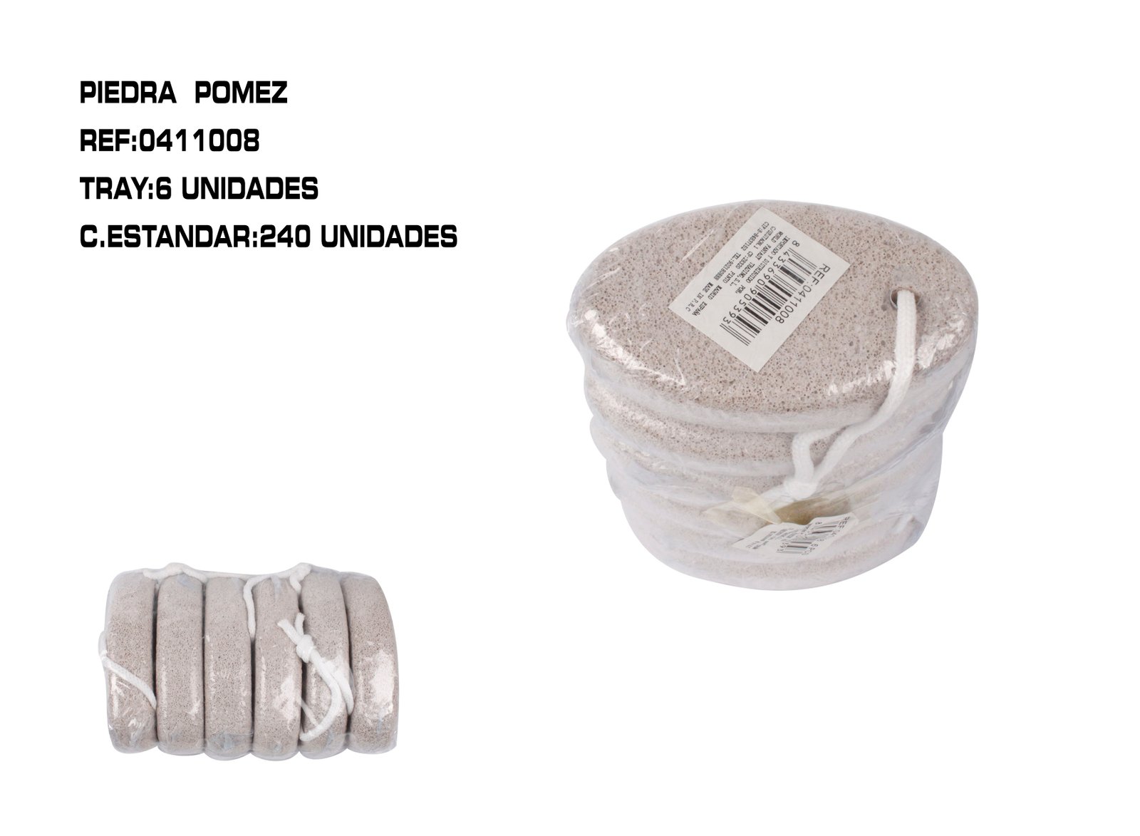 PIEDRA POMEZ 10.5*6.5*2.5CM