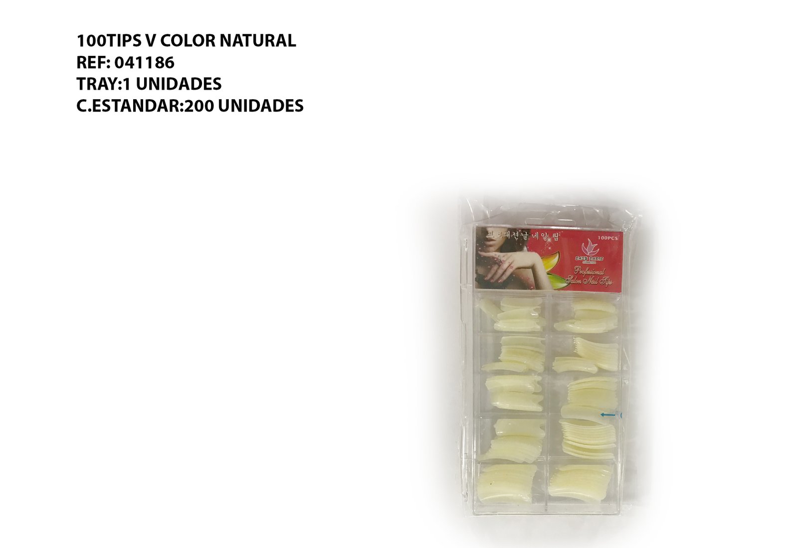 100 TIPS V COLOR NATURAL
