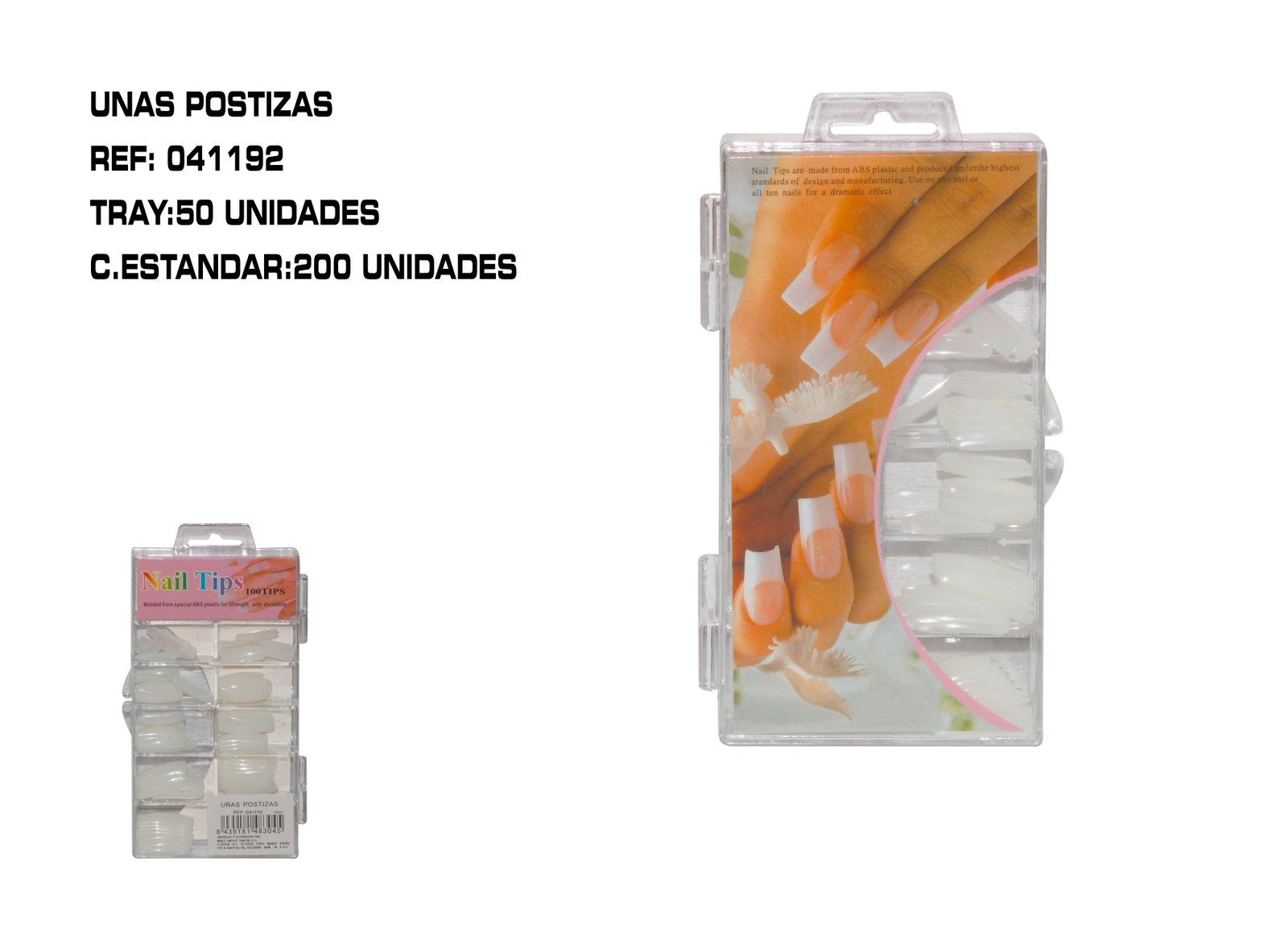 UÑAS POSTIZAS CAJITAS DE