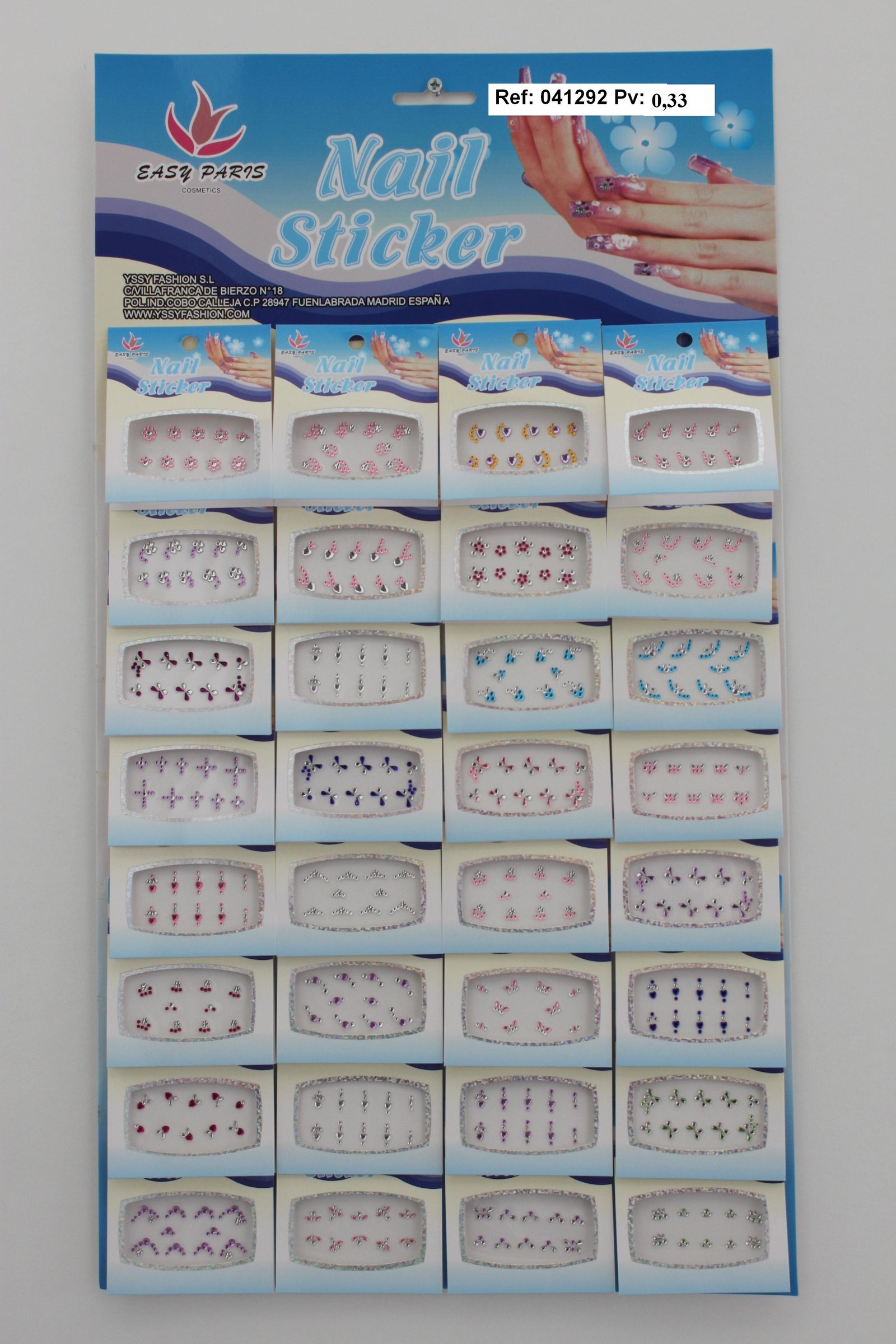 PEGATINAS DE UÑAS CON PIEDRAS