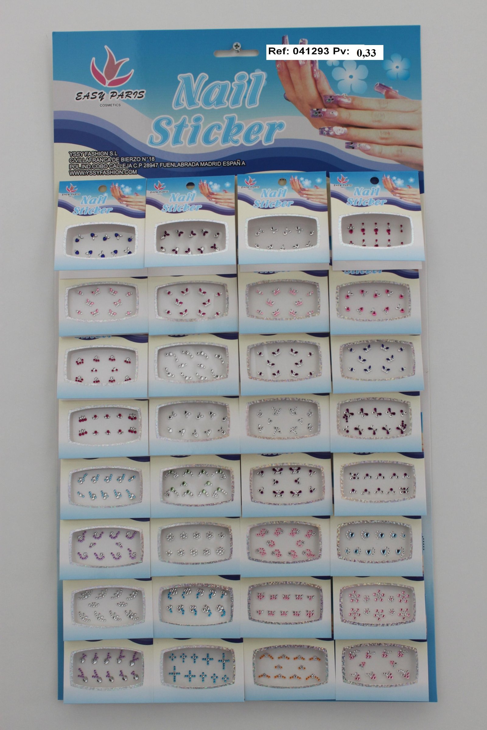 PEGATINAS DE UÑAS CON PIEDRAS