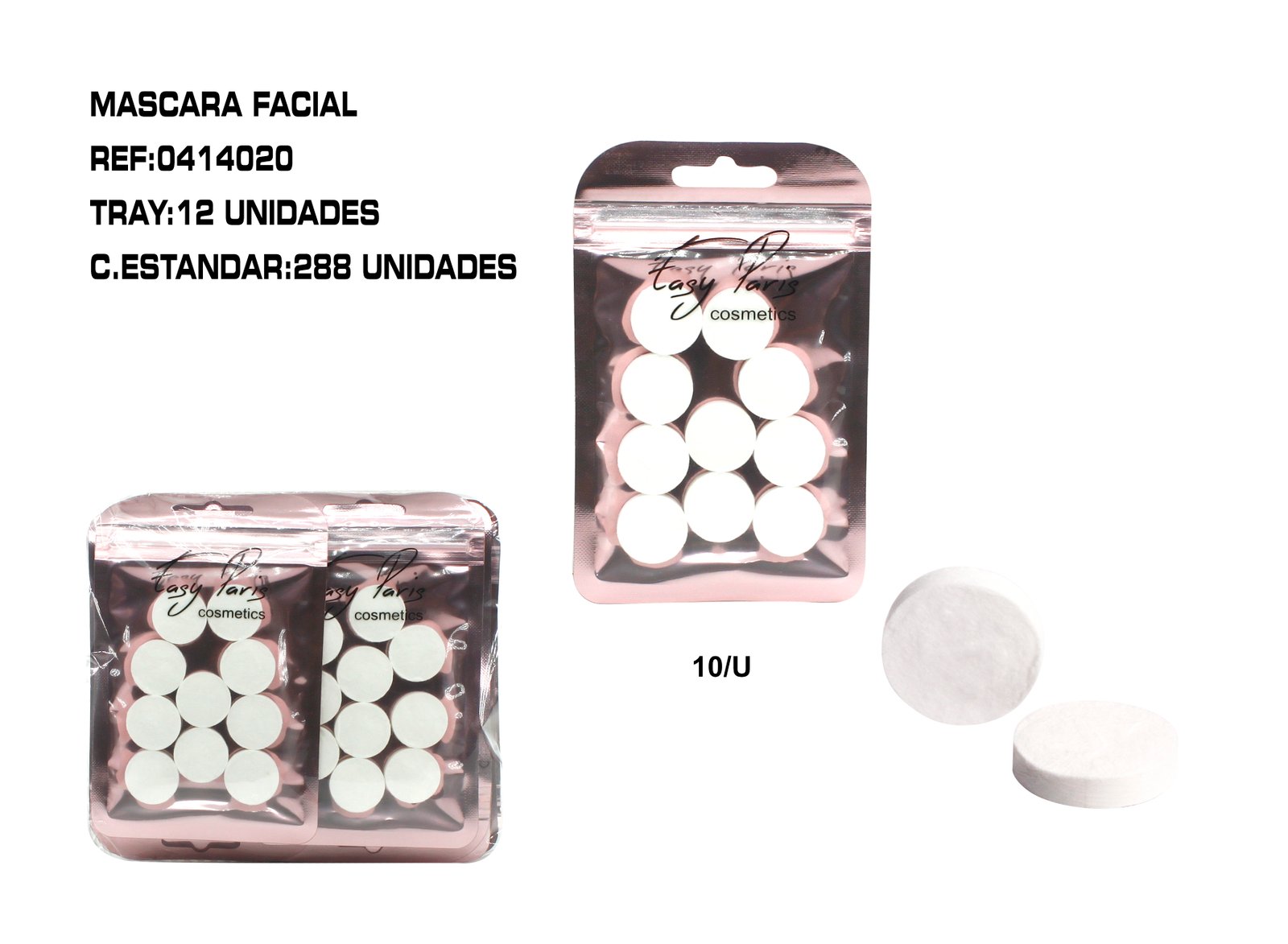 10U MASCARA FACIAL DESECHABLE