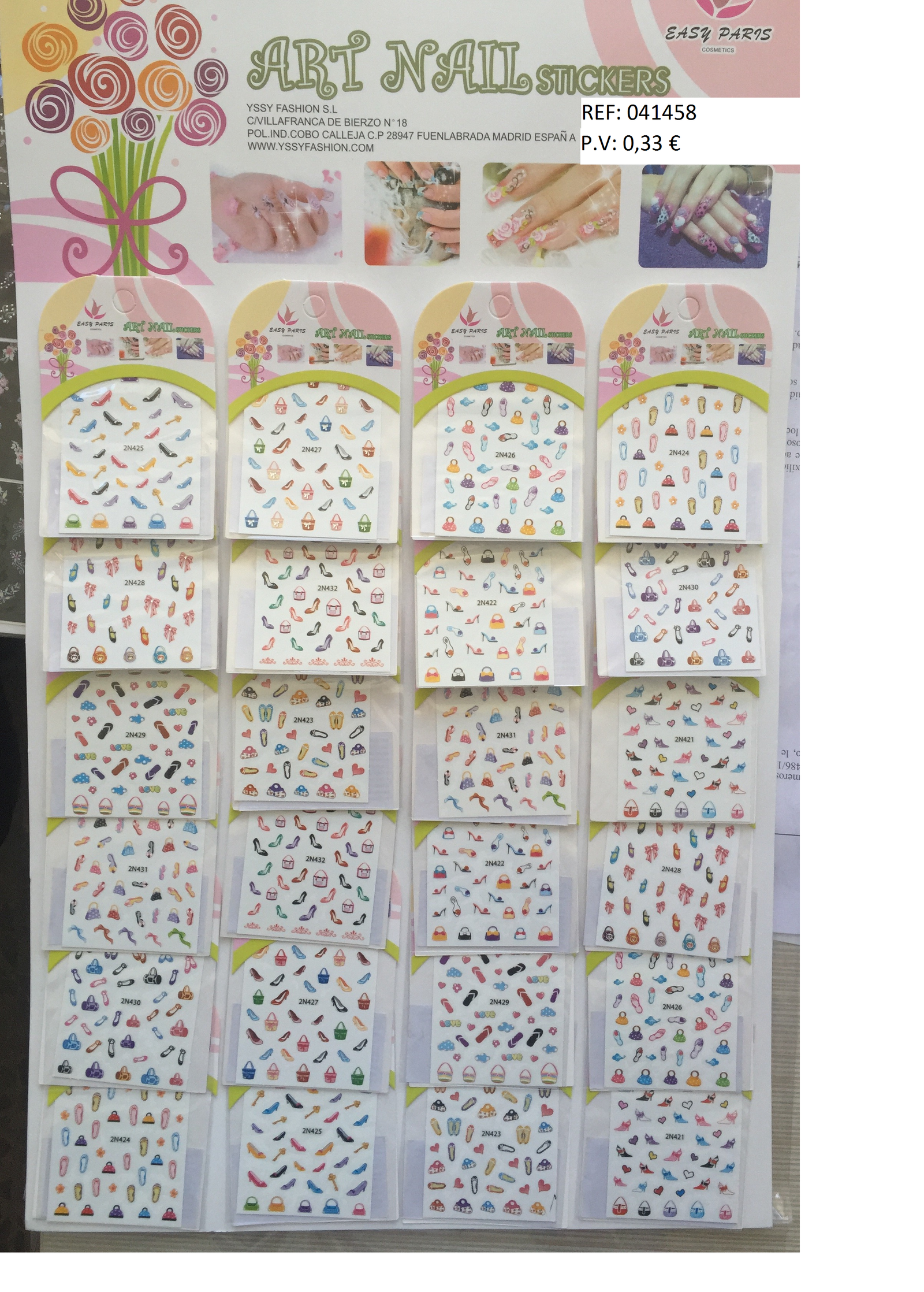 PEGATINAS UÑAS MODA
