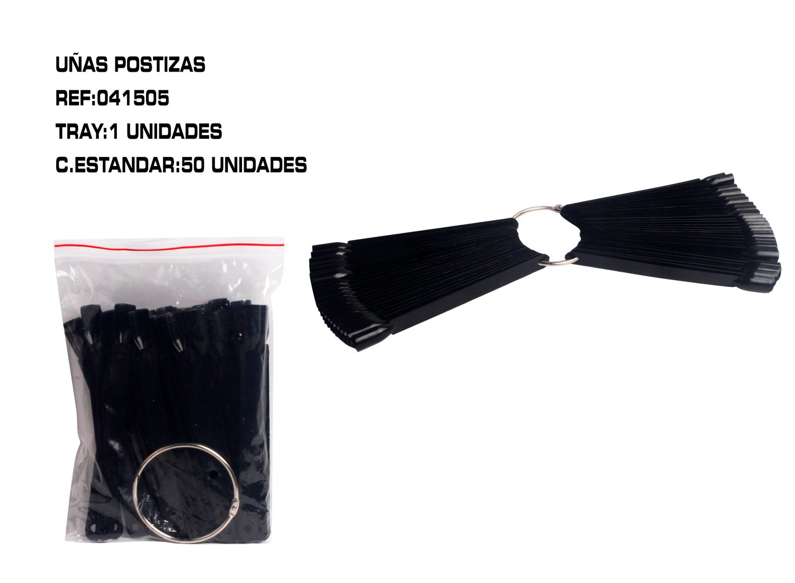 PALETA NEGRA UÑAS