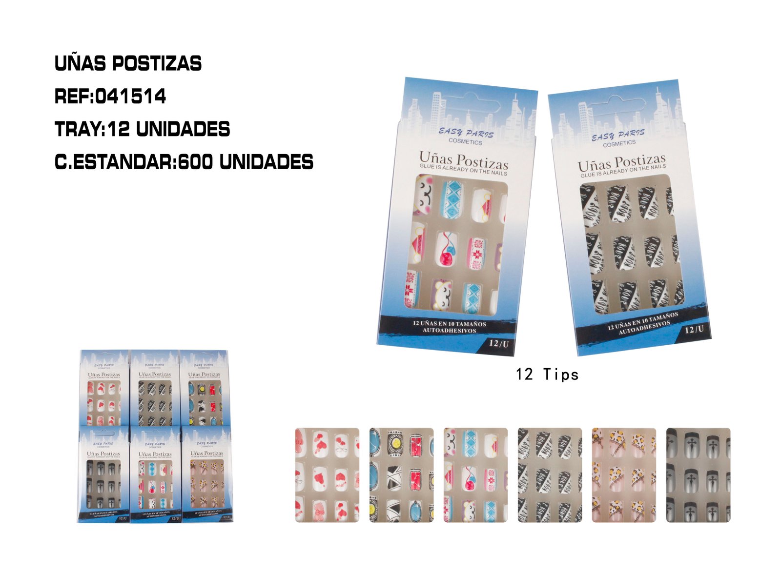 UÑAS POSTIZAS C/ADHESIVO