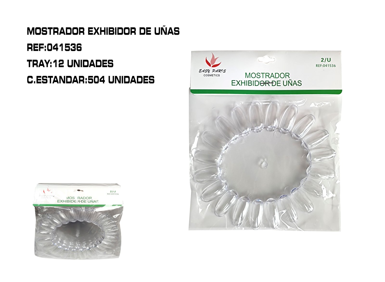 PACK 2/U MUESTRAS DE UÑA INCOLOR