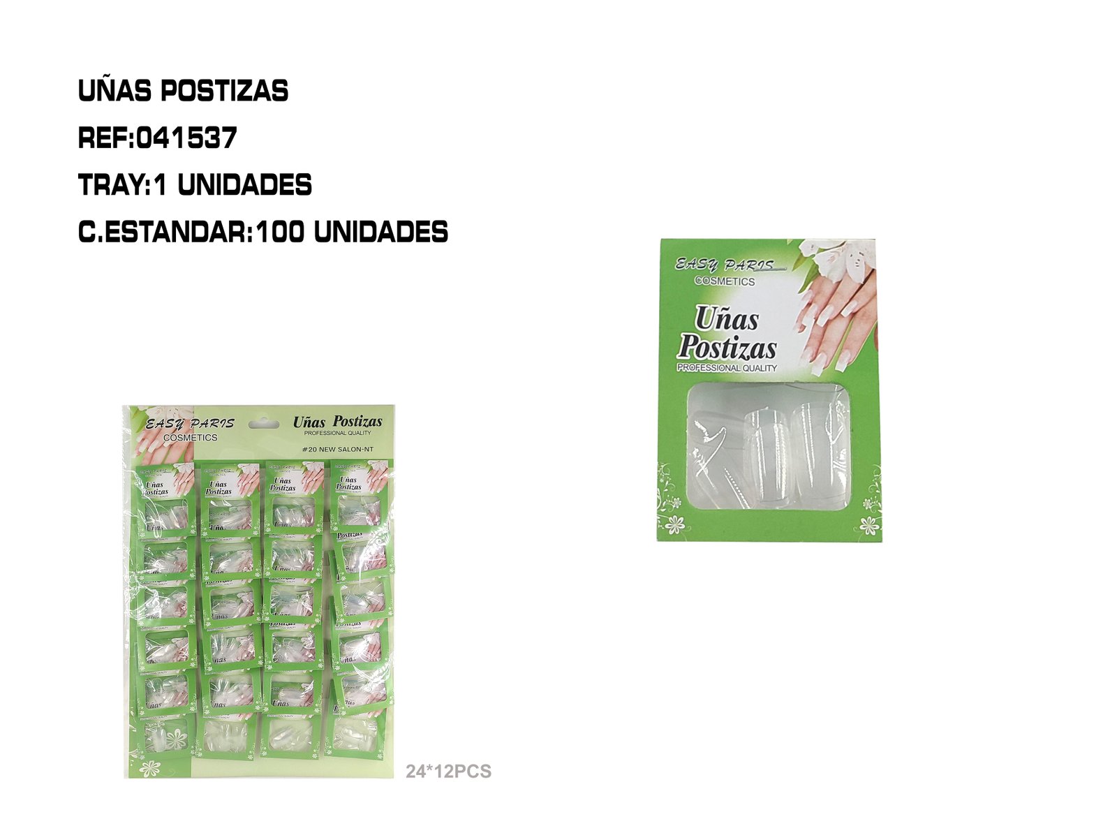 UÑAS POSTIZAS INCOLOR